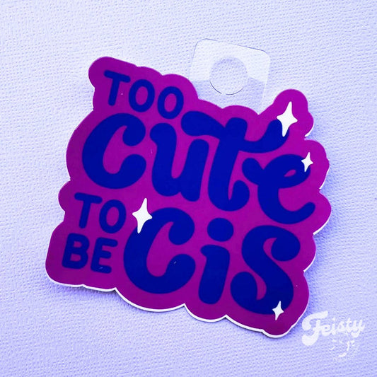 Too Cute Sticker