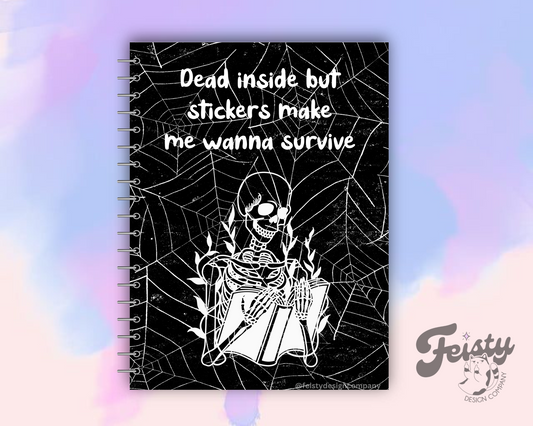 Dead Inside Sticker Book