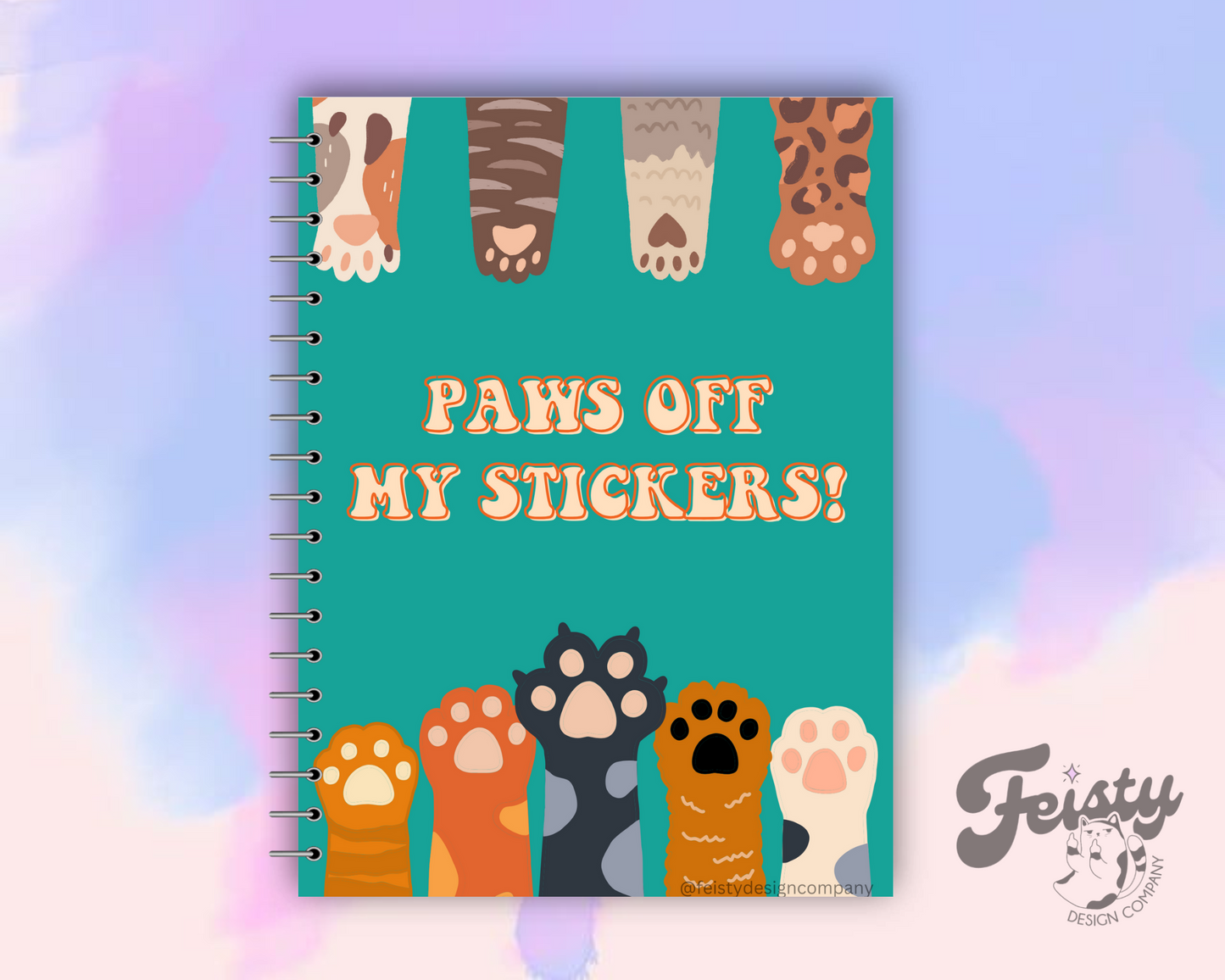 Paws Off Sticker Book