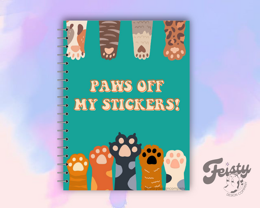 Paws Off Sticker Book