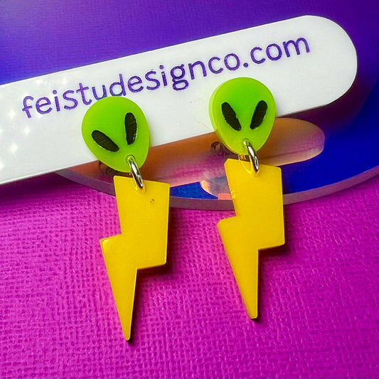 Alien Power Earrings