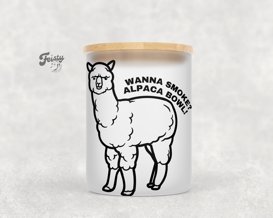 Alpaca Stash Jar