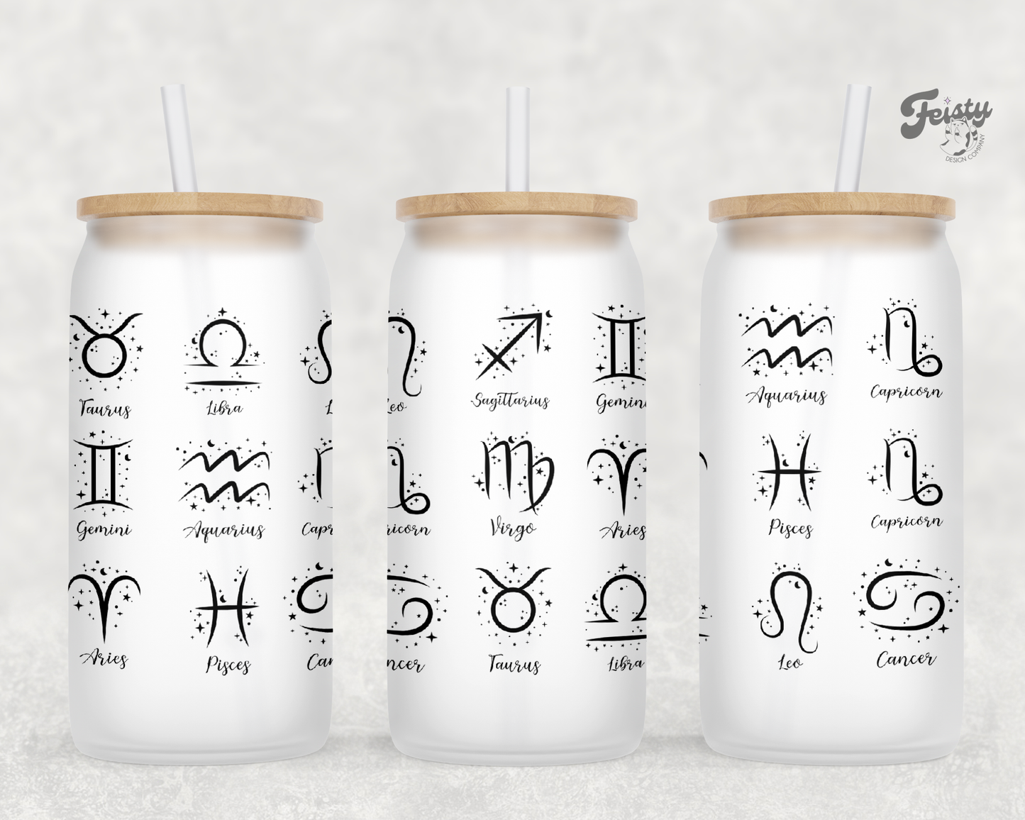 Astrological Glass Can