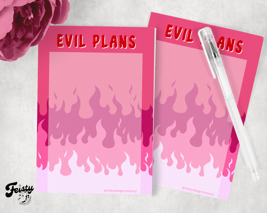 Evil Plans Notepad