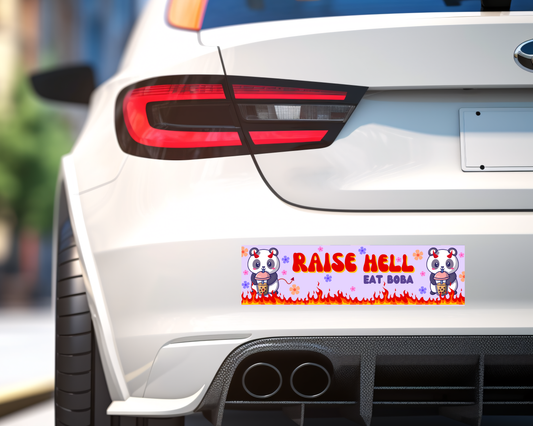 Raise Hell Bumper Decal