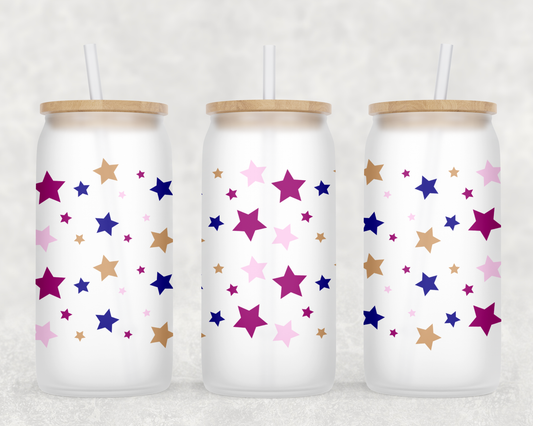 Stars Glass Can