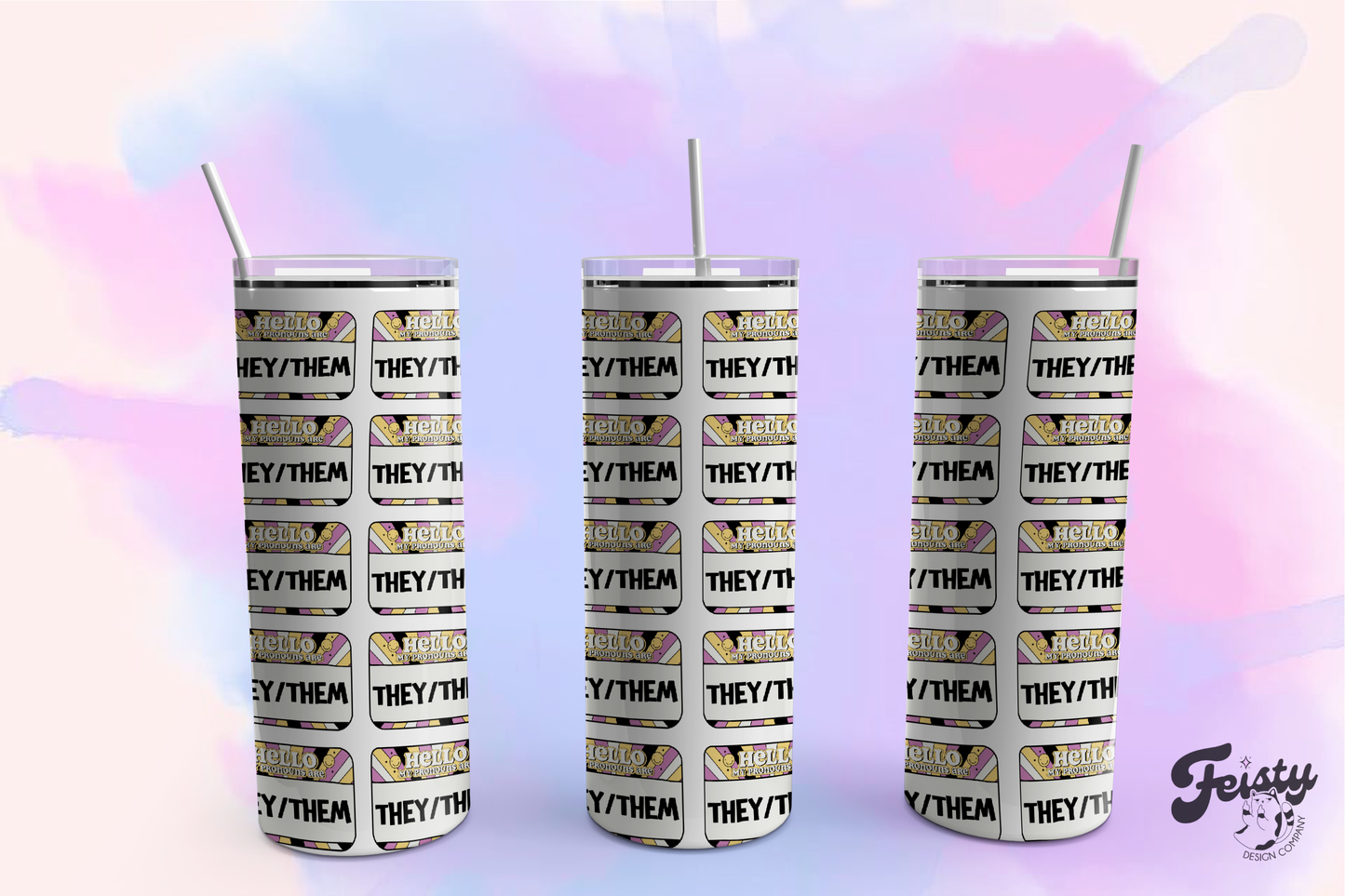 Pronoun Tumblers